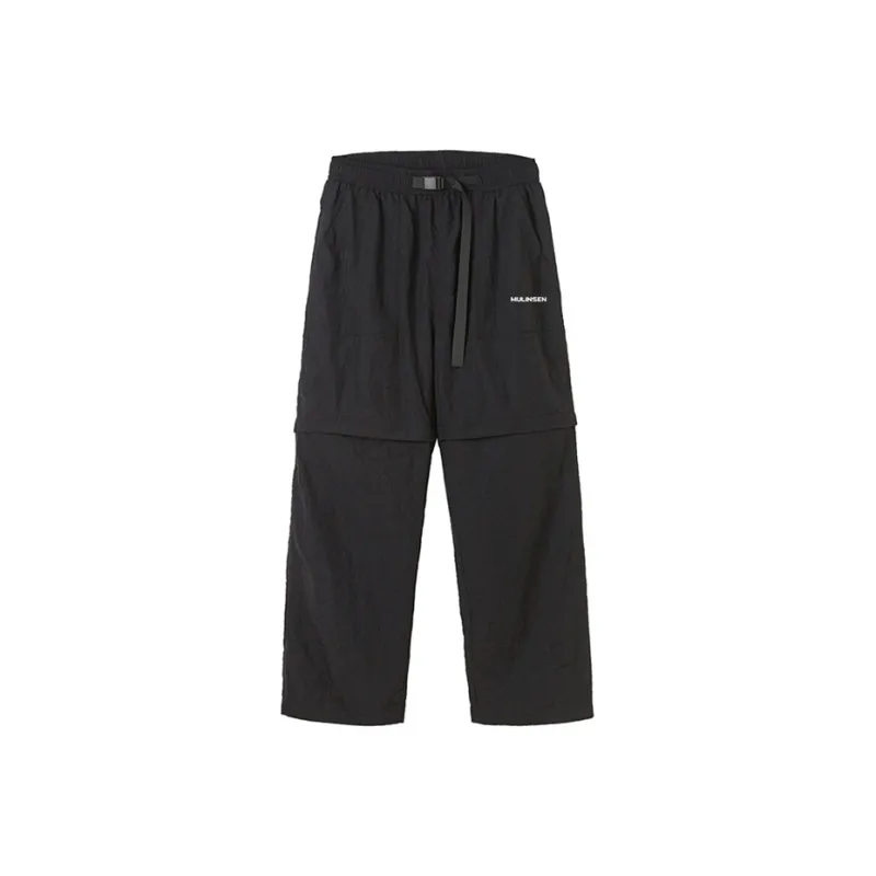 Mulinsen Cargo Pants Unisex Black-0