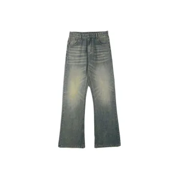 FAVEPOP Jeans Unisex Vintage Blue