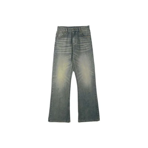 FAVEPOP Jeans Unisex Vintage Blue