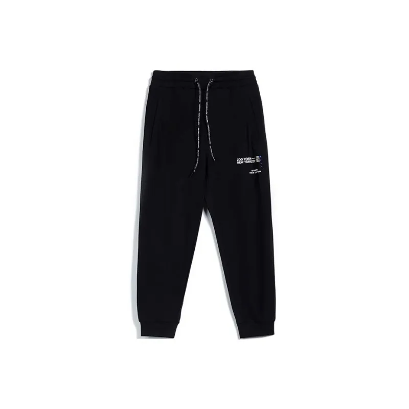 Zoo York Knitted Sweatpants Men Black-0