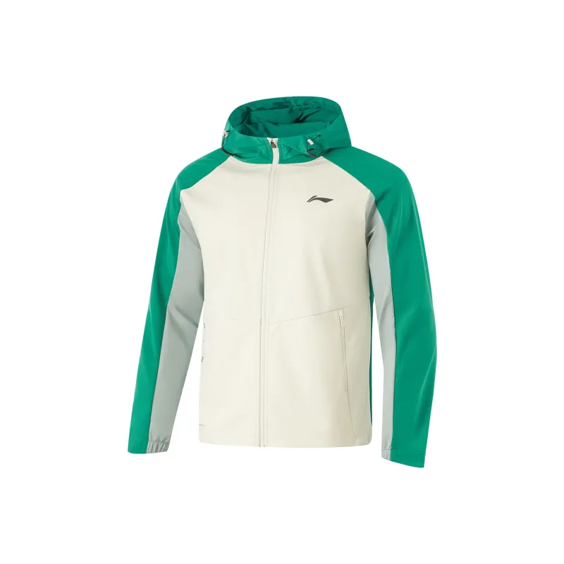 LiNing Running Collection Jackets Coats Men Ecru/Stone Green/Ash Green-0