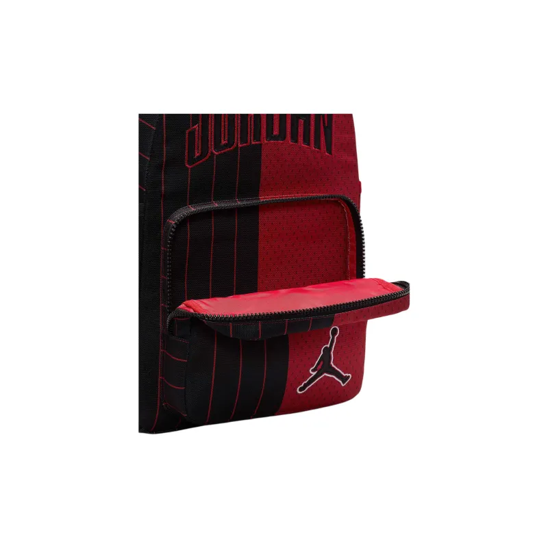 Jordan Polyester Backpack Unisex Black & Red-6