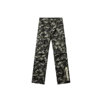 RED DRAGONFLY Cargo Pants Unisex Forest Green
