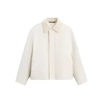 ZARA Jackets Coats Men's Raw White