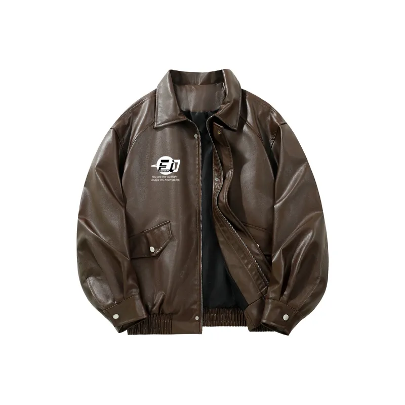 EOOVEN Leather Jackets Unisex-8