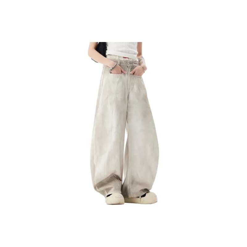 DUATOGE Jeans Men's Dirty White-0