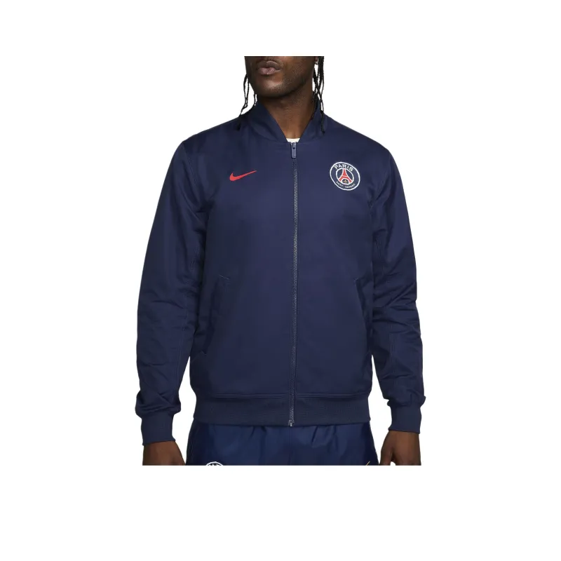 Nike Paris Saint Germain FW24 Jackets Coats Men's Marine Blue-0