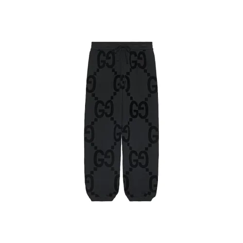 GUCCI SS24 Knitted Sweatpants Men's Black