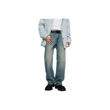 JFU Jeans Men Turkey Blue