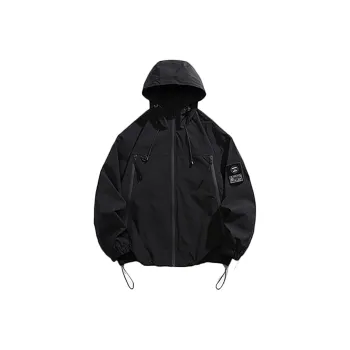 FOMOCE Jackets Coats Unisex Matte Black