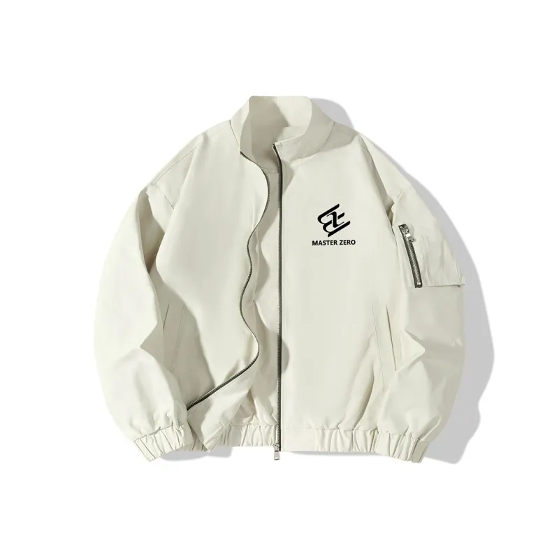 MZ Loose Fit Versatile Comfortable Stand Collar Jacket Unisex-4