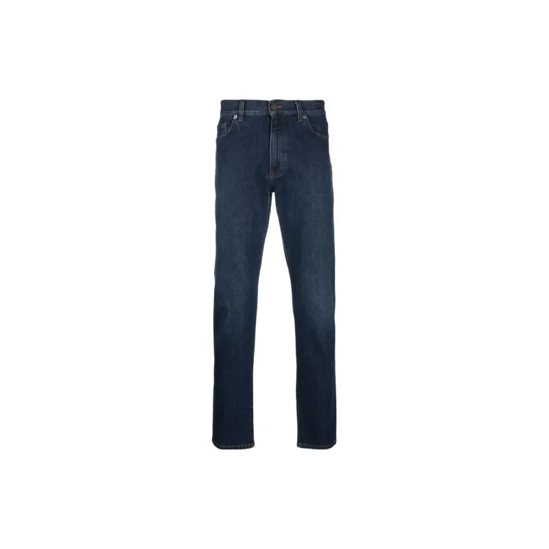 Ermenegildo Zegna Mid rise Slim cut Stretch cotton Jeans-0
