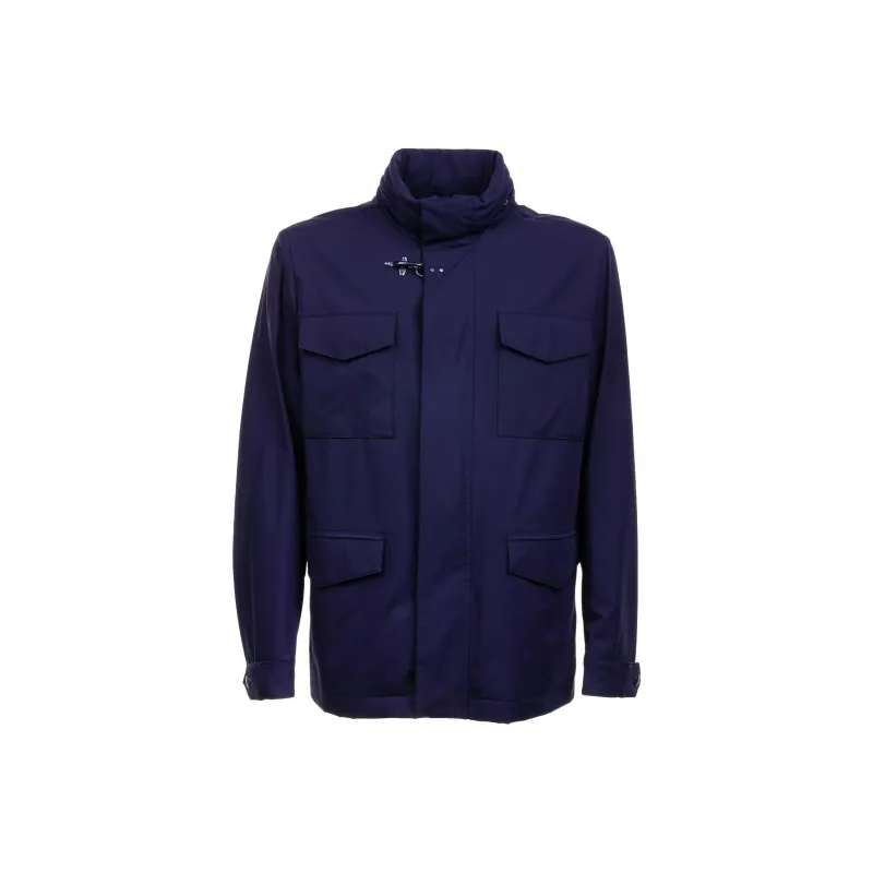FAY Jackets Men Blue-0