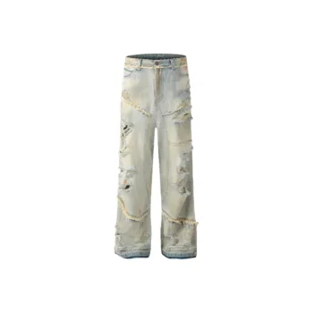 Fakeyoung Jeans Unisex Yellow Mud
