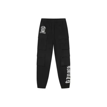 TCH Knitted Sweatpants Unisex Black With Silver Logo