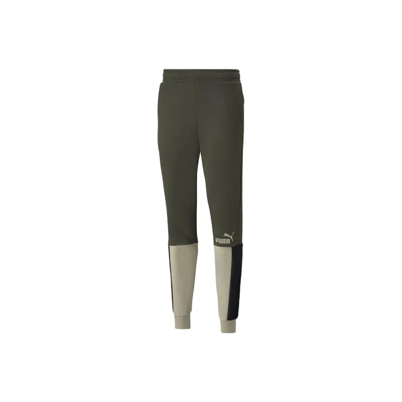 PUMA Knitted Sweatpants Men's Green-0