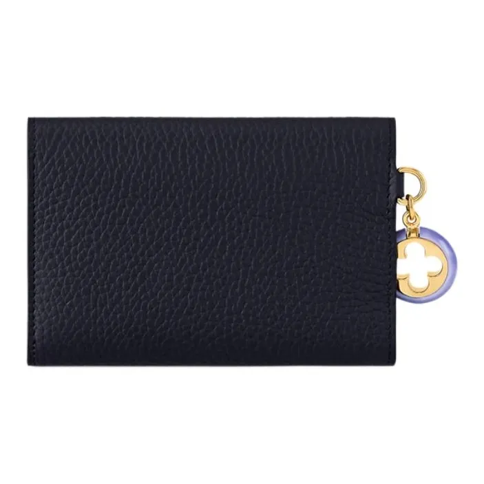 LOUIS VUITTON Capucines Leather Wallet Large Size Unisex Dark Blue-2
