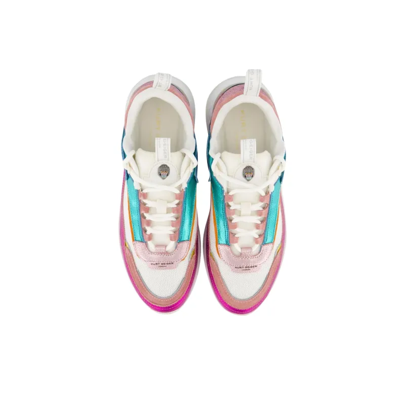 Kurt Geiger London Kensington Low Top Casual Shoes Women's Fuchsia-3