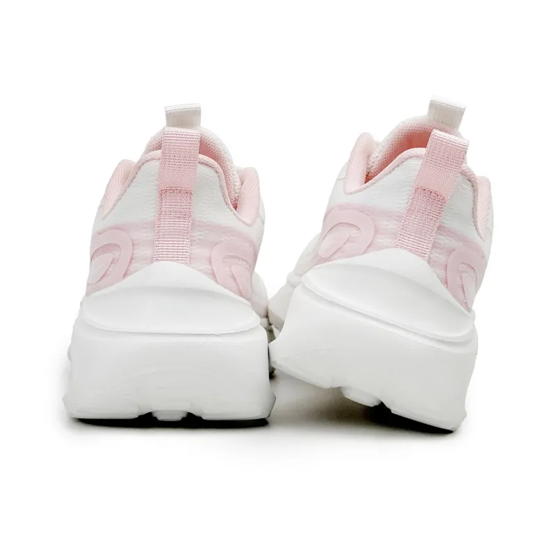 Warrior Cushioning, Abrasion Resistant, Moisture Wicking Low Top Casual Running Shoes Women's White Pink-3