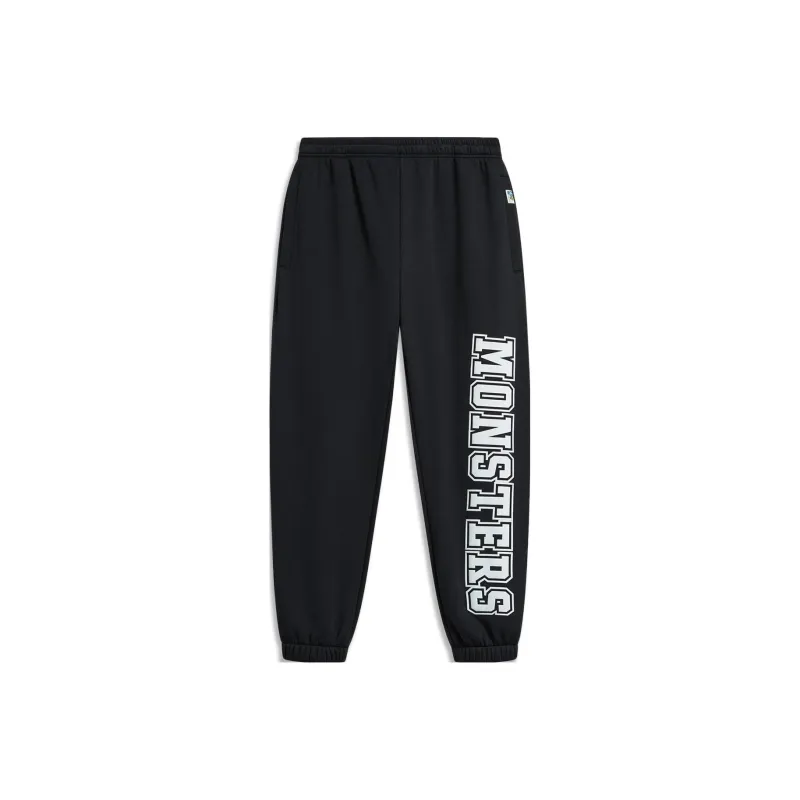 LiNing x Disney Knitted Sports Pants Men's Black-0