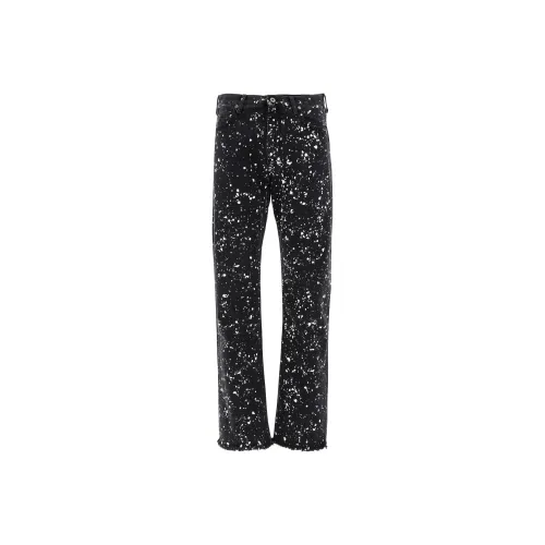 OFF WHITE Paint Relax Fit Jeans