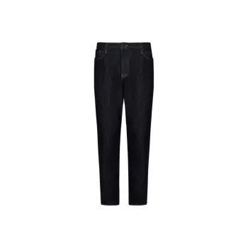 EMPORIO ARMANI J75 Logo Patch Slim Cut Jeans