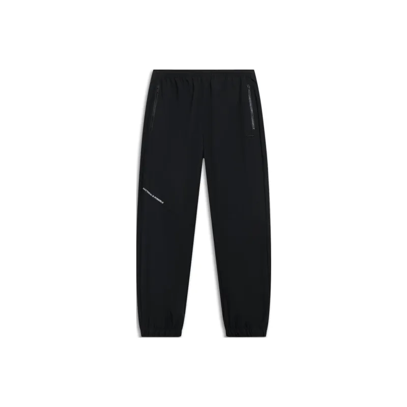 LiNing Sports Trend Series Knitted Sweatpants Men's Black-0