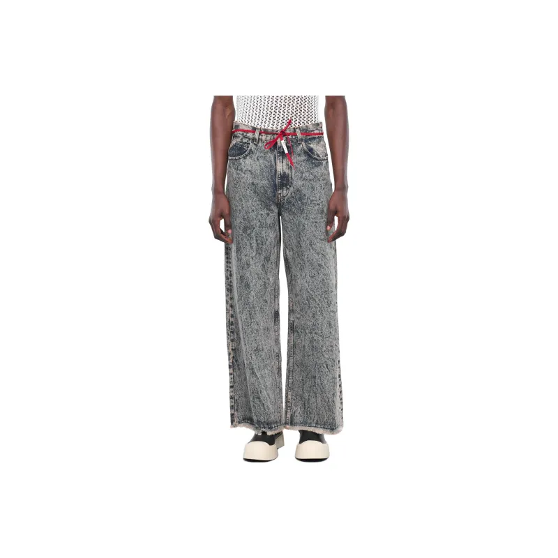 MARNI Flared Denim Trousers-0