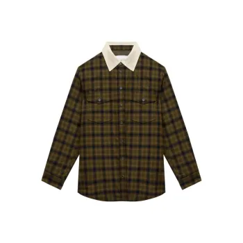 ISABEL MARANT Checked Shirt Jacket