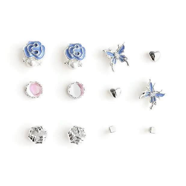 Inkopper Alloy Stud Earrings Women's-3