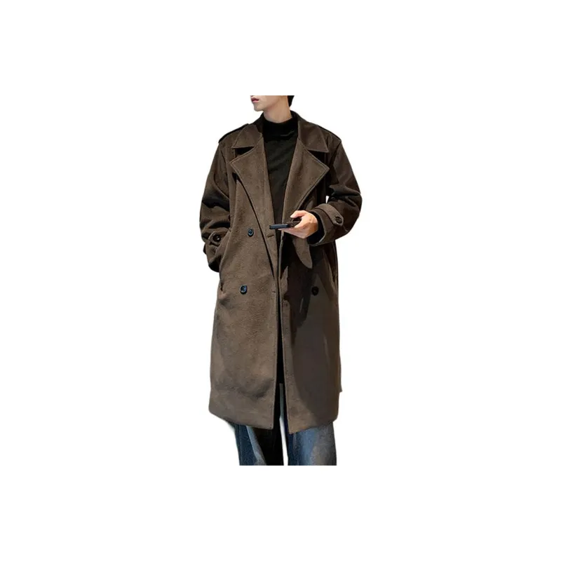 SOCKKEY Trench Coat Unisex Black-6