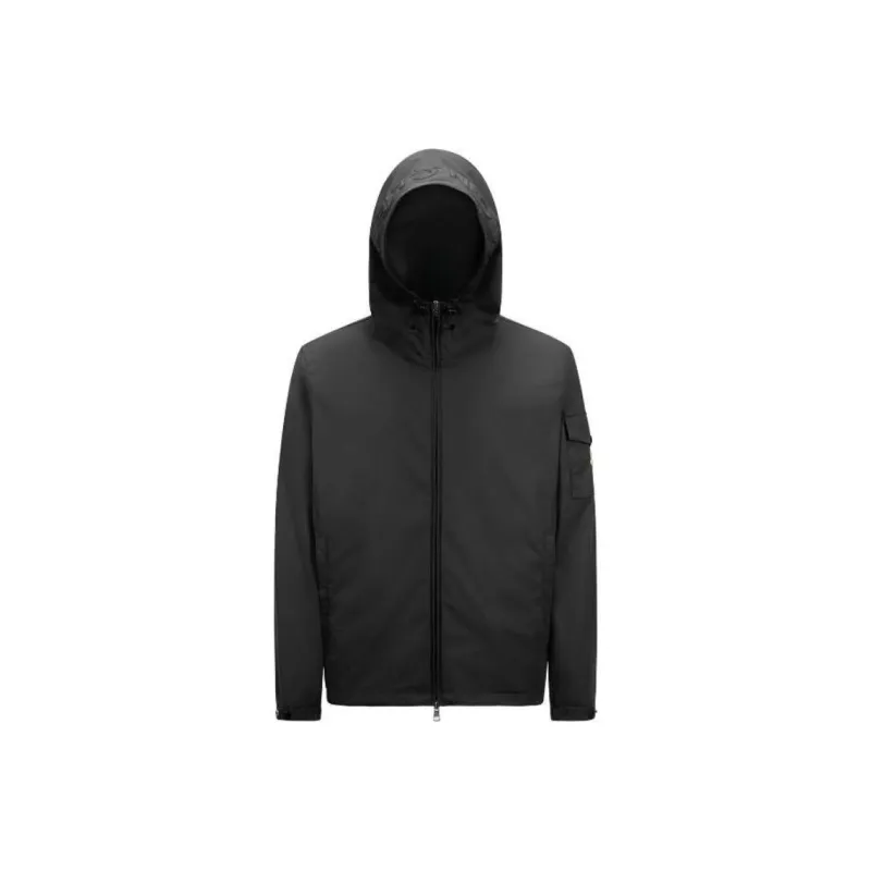 Moncler Logo Patch Hooded Jacket-0