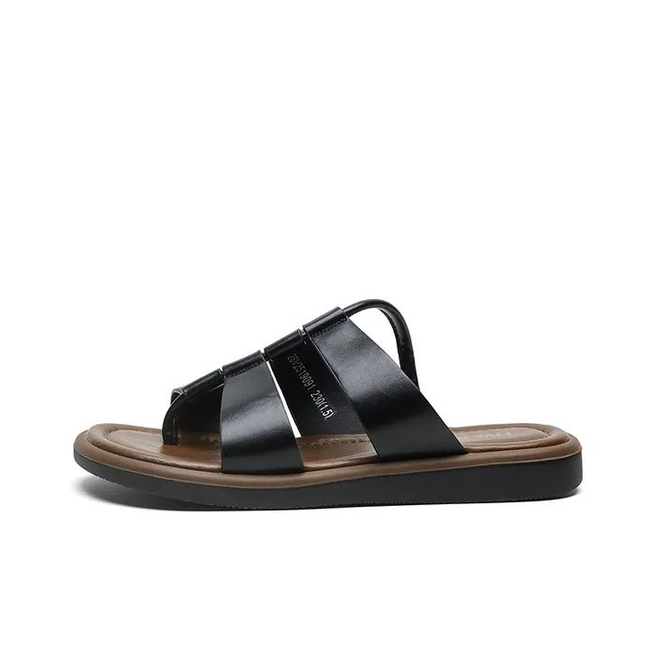 FIVE PLUS Rubber Sole Slip Resistant Slide Slippers Women's-6