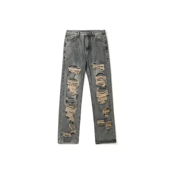 YooMore Jeans Unisex Blue