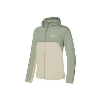 QIAODAN Trench Coat Men's Paulownia Green