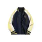 Navy Blue & Apricot