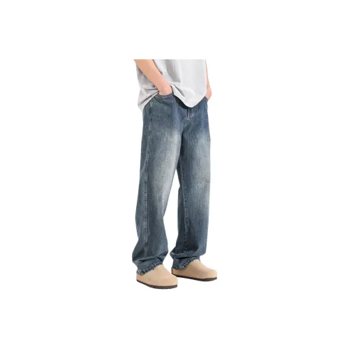 YOSHIYOYI Jeans Men Blue 
