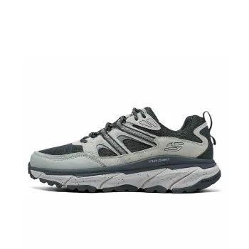 Skechers OUTDOOR MENS Cushioned Abrasion-Resistant Slip-Resistant Low-Top Outdoor Shoes Men's Gray
