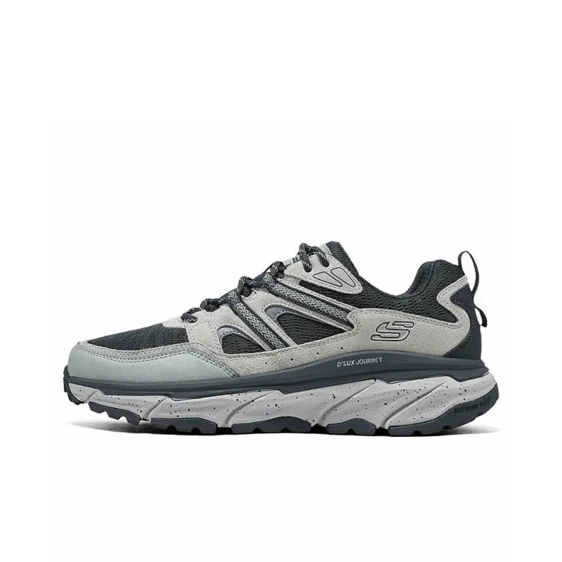 Skechers OUTDOOR MENS Cushioned Abrasion-Resistant Slip-Resistant Low-Top Outdoor Shoes Men's Gray-0