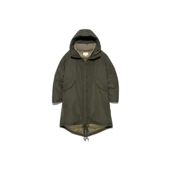 Nanamica FW24 GORE TEX Long Down Coat Down Jacket Unisex Khaki Green