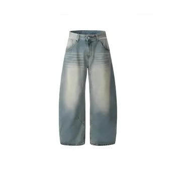 EYEUNDERSTAND Jeans Unisex Washed Blue