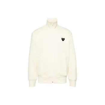 CDG Play Jackets Coats Unisex Ecru