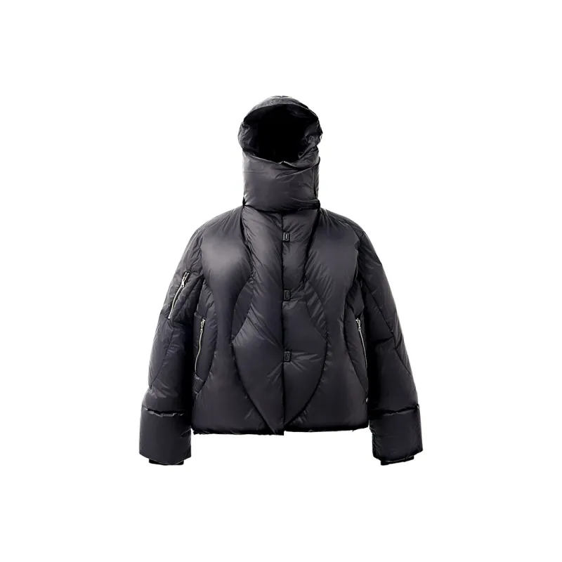 BENMYSHOWER Down Jacket Unisex Black-0