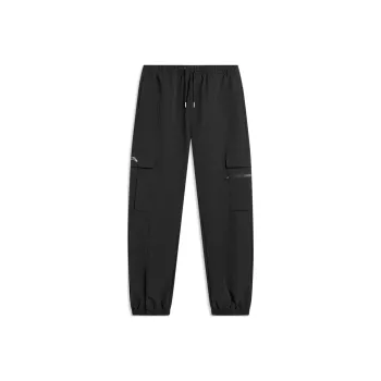 LiNing Skateboard Knitted Sports Pants Men's Black
