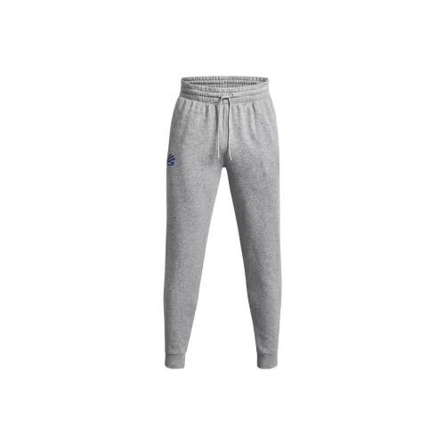 Under Armour Curry Splash Knitted Sweatpants Men Gray