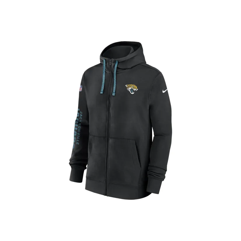 Nike Jacksonville Jaguars Sideline Team Issue Club Men's Nike Full Zip Hoodie-0