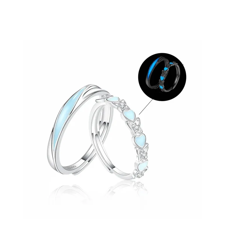 Kelanxi 999 Fine Silver Rings Unisex-0