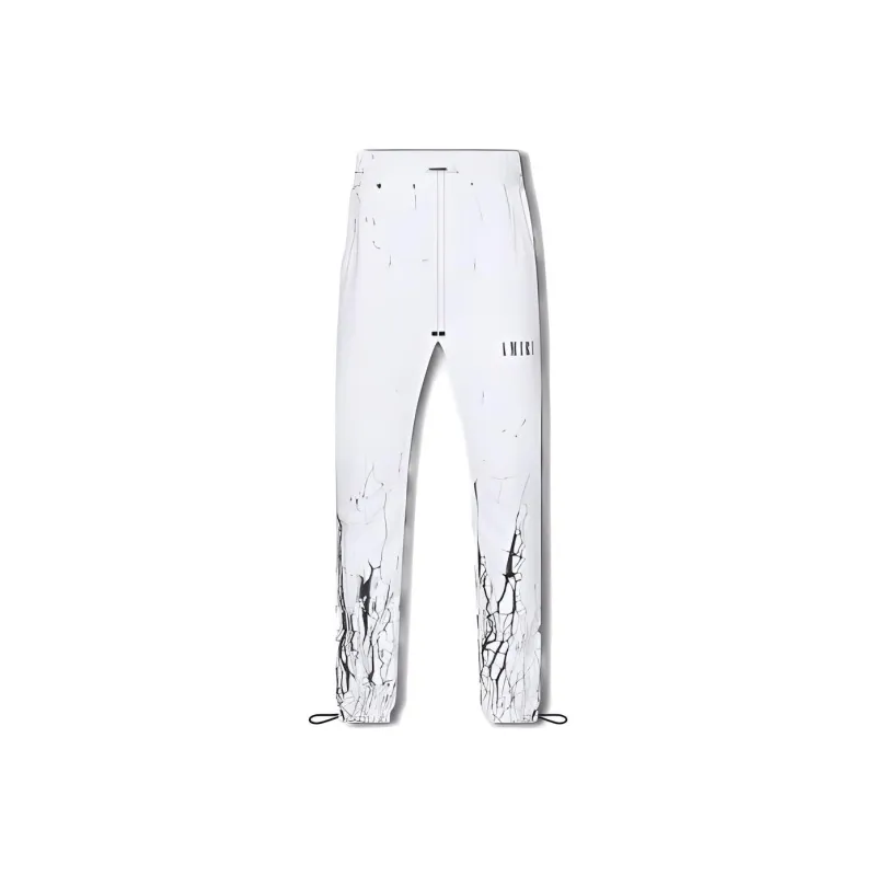 AMIRI SS23 Knitted Sweatpants Men White-0