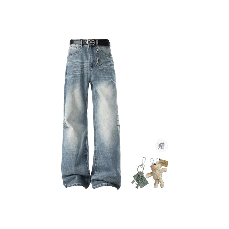 HOKLV Jeans Unisex-0