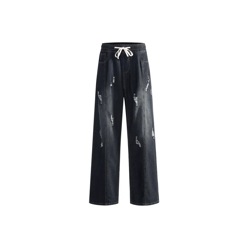HOKLV Jeans Unisex-7